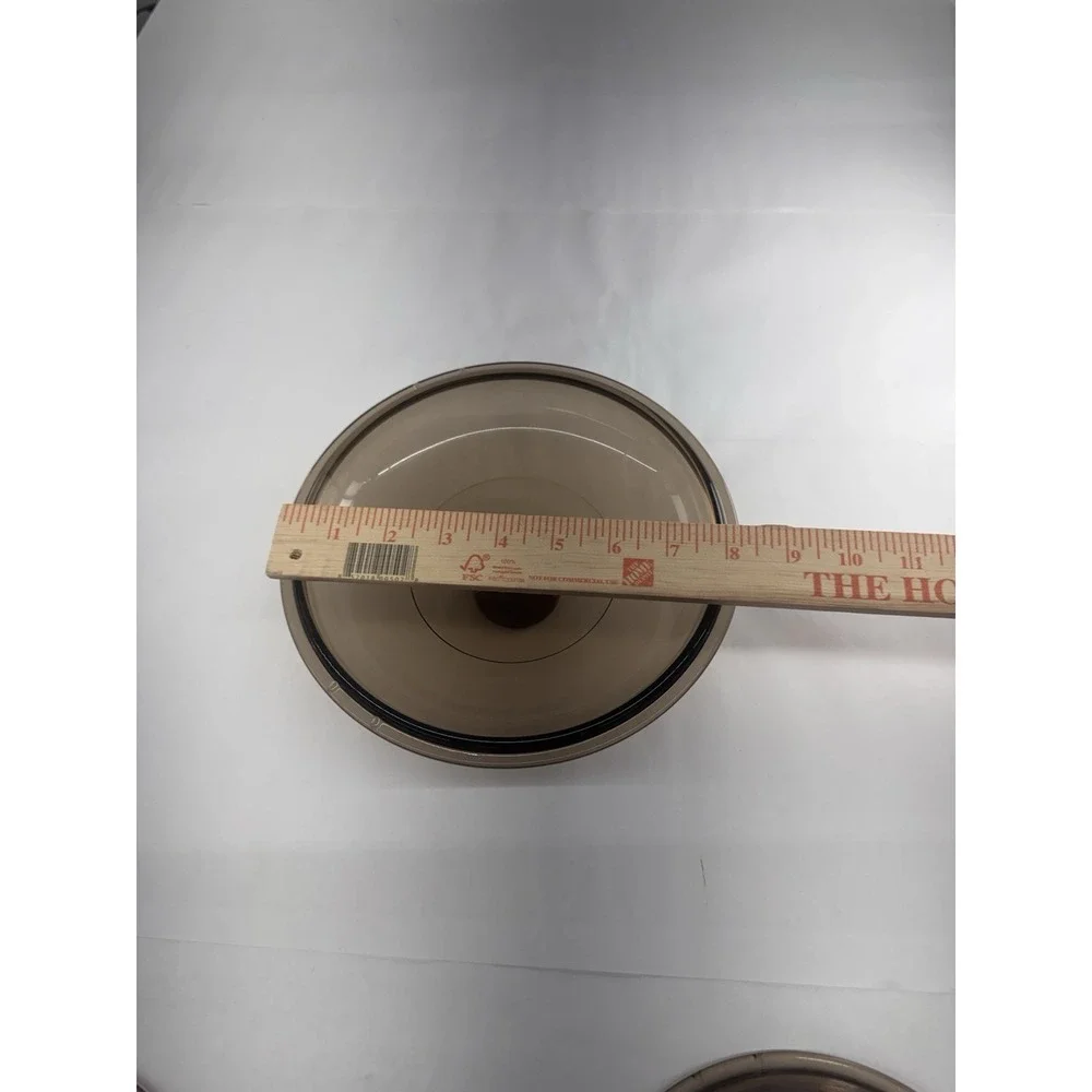 PYREX Vision Ware V-2.5-C Amber Replacement LID ONLY 2.5L Corning 8 1/2